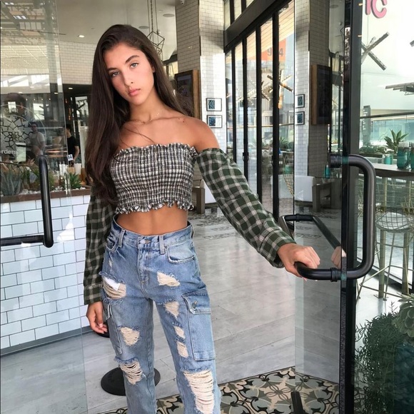LF Tops - Vintage plaid top